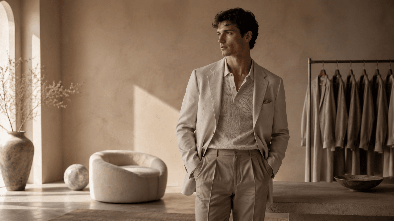 Aldren Row premium menswear hero visual