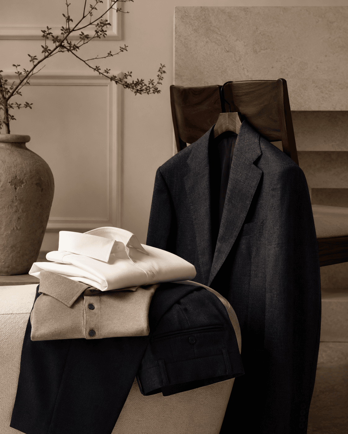 Premium menswear preview for Aldren Row
